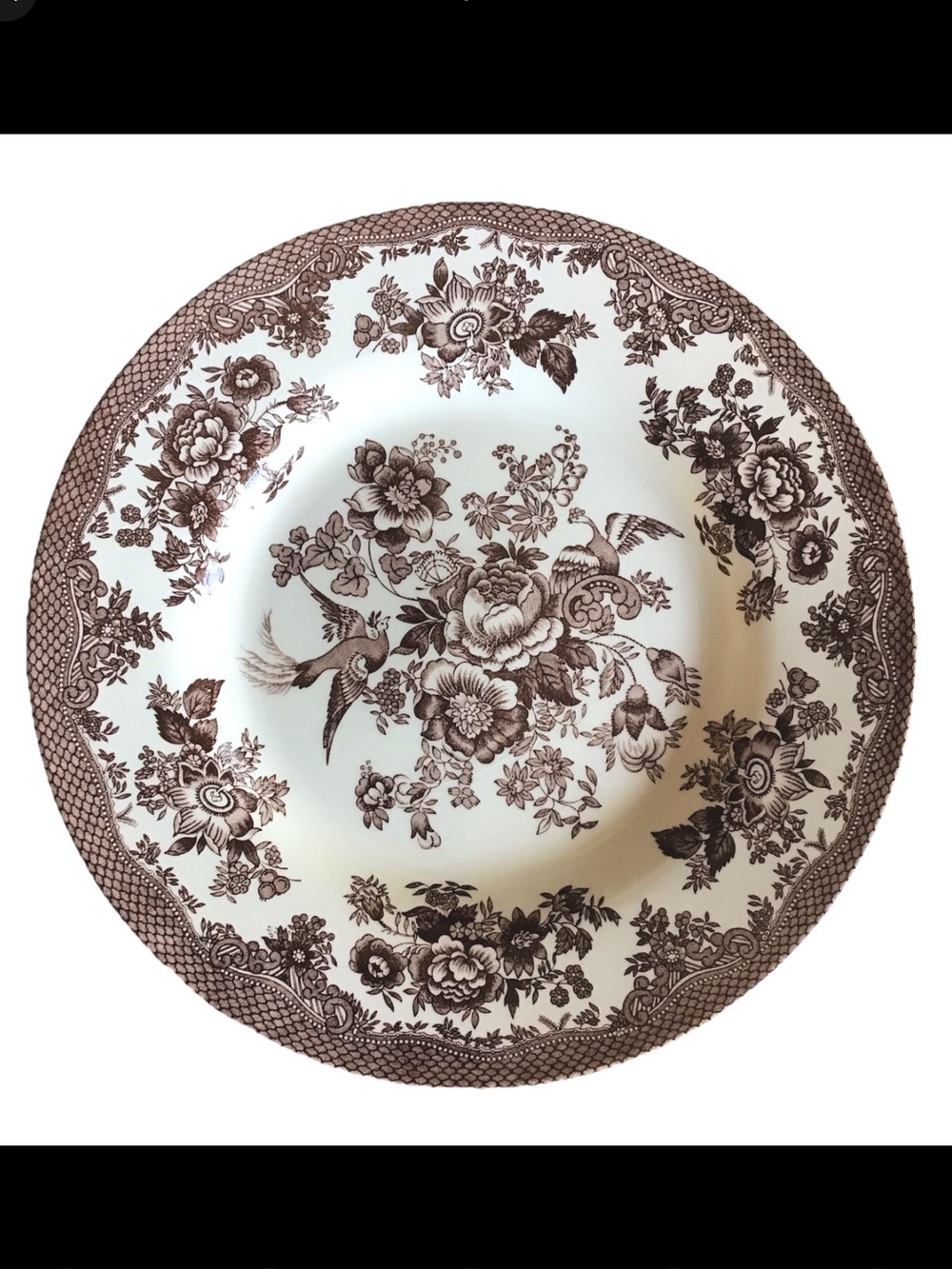 Vintage Royal Stafford Asiatic Pheasant Brown Salad Plate